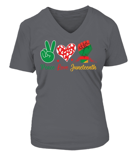 Juneteenth (6) V-neck T-Shirt Woman