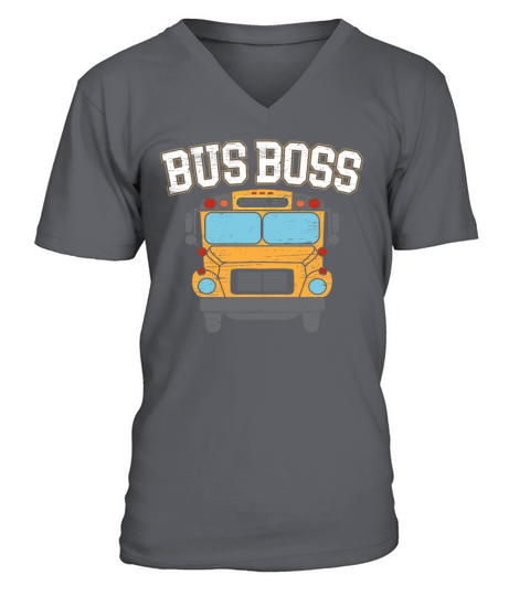 Bus Boss School Student Delivery Specialist V-Neck T-shirt