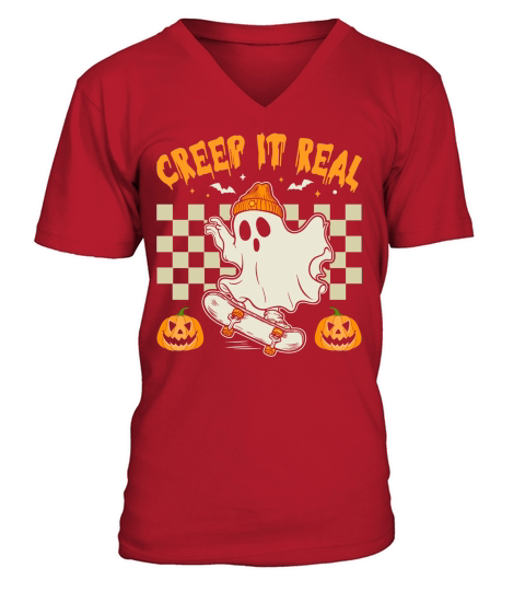 creep it real V-Neck T-shirt