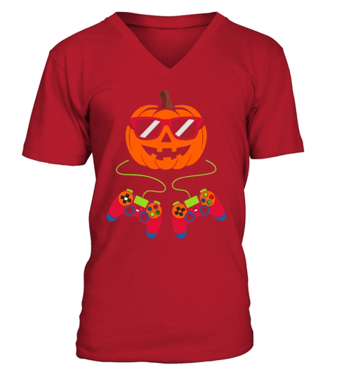 Funny Halloween (1) V-Neck T-shirt