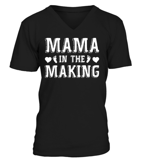 Mama in The Making V-Neck T-shirt