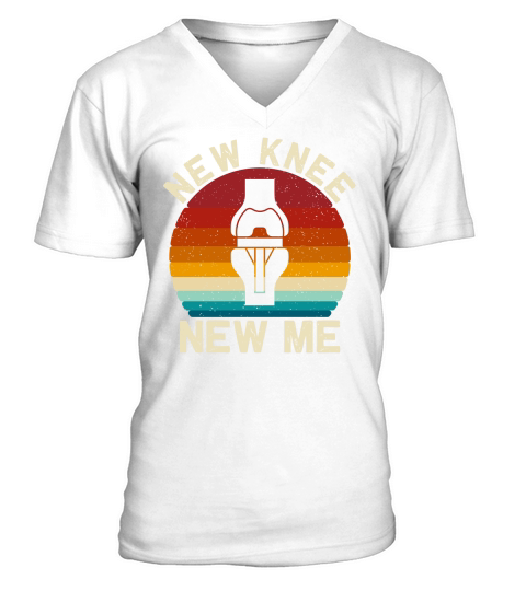 New Knee New Me V-Neck T-shirt