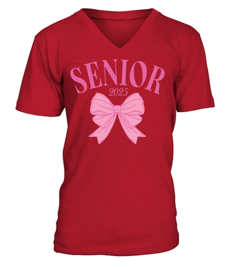Senior2025 Bow3 V-Neck T-shirt
