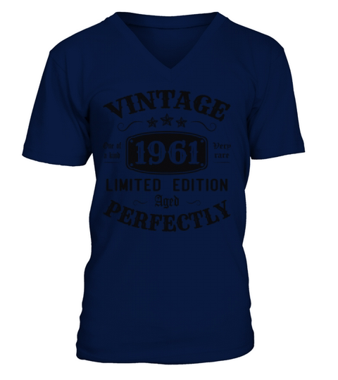 Vintage 1961 Limited Edition Aged Perfectly V-Neck T-shirt