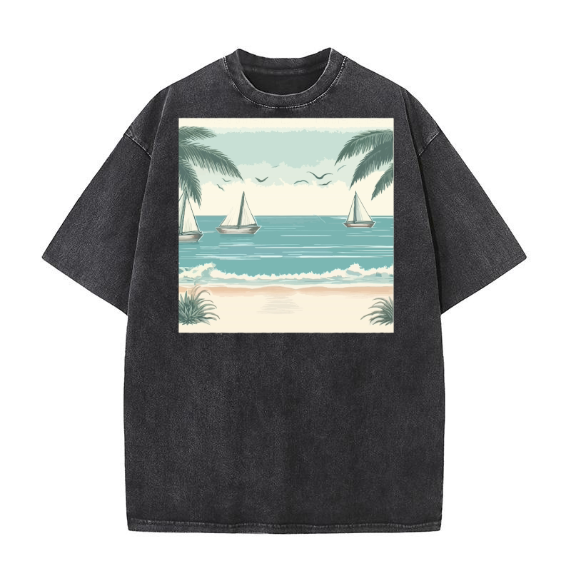 all my summer 6 Washed T-Shirt