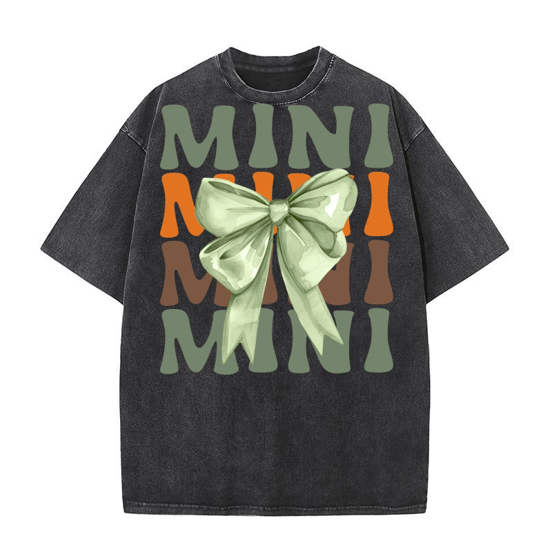 Fall Coquette   Mini rep Washed T-Shirt