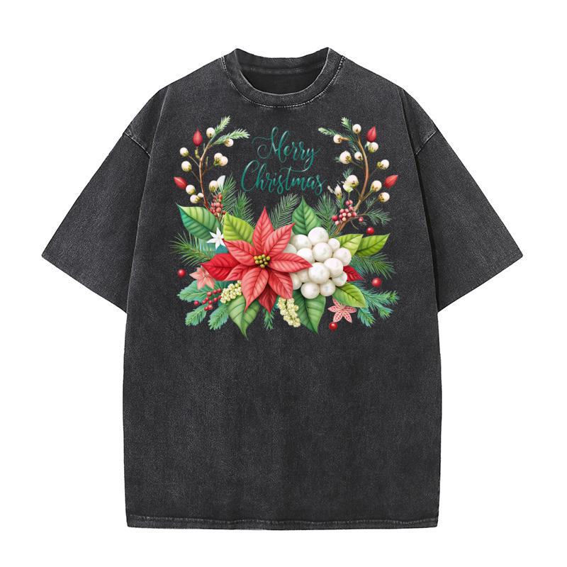 Merry Christmas 42 11 Washed T-Shirt