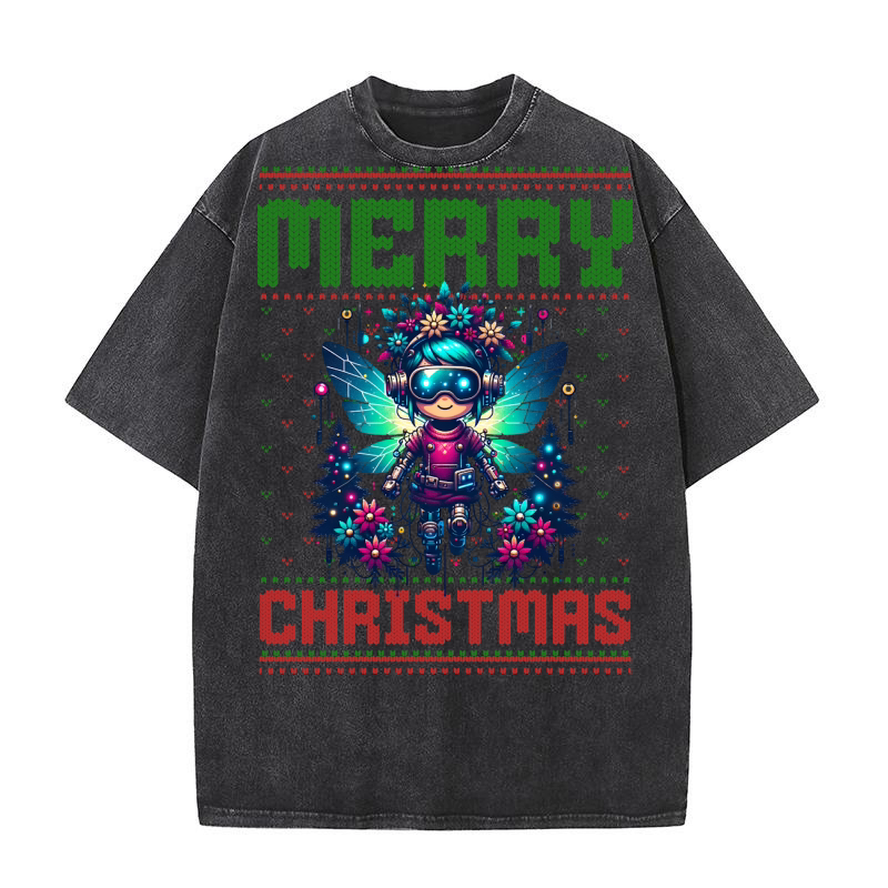 Merry christmas 59 11 Washed T-Shirt