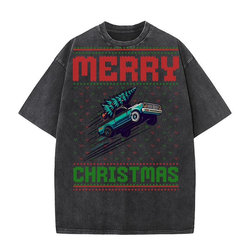 Merry christmas 59 33 Washed T-Shirt