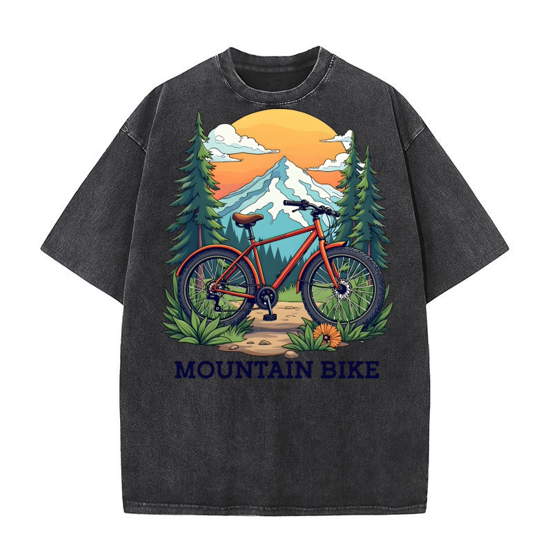 Mountain Bike 5 Washed T-Shirt