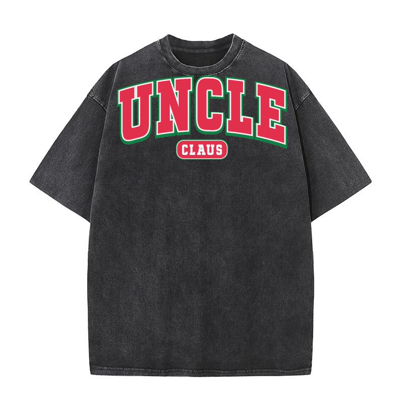 uncle claus Christmas Washed T-Shirt