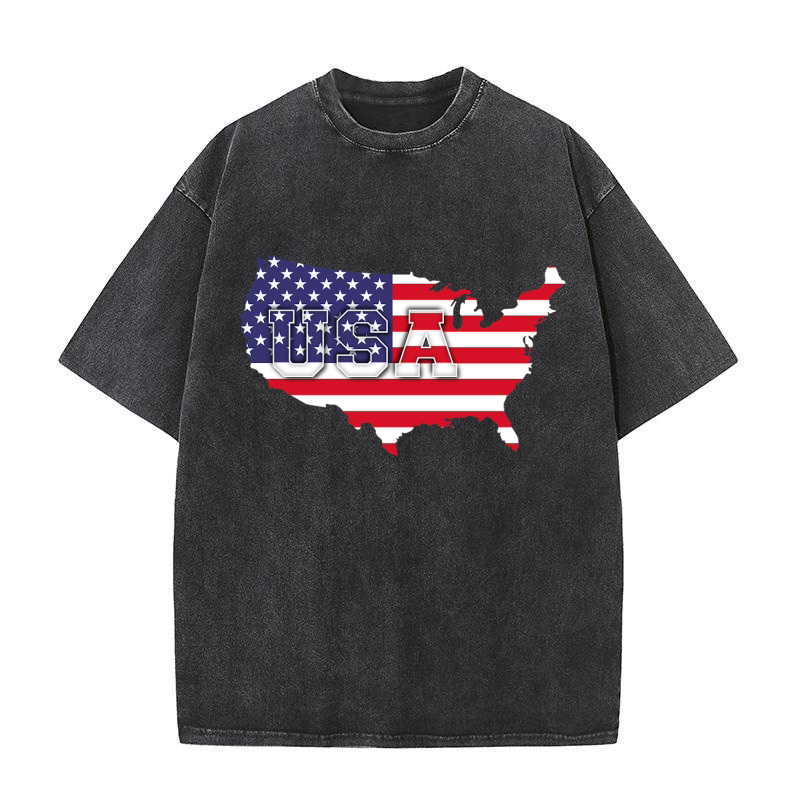 USA Patriotic 15 Washed T-Shirt