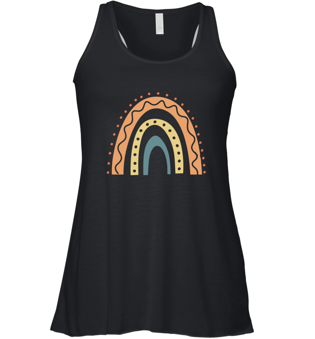 Boho Rainbow Women's Flowy Tank Top
