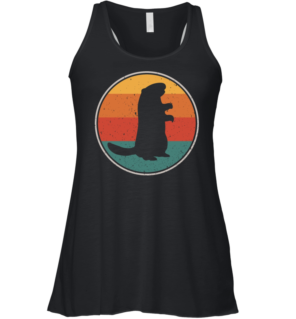 Happy Groundhog birthday decoration 2 February 2nd Women's Flowy Tank Top