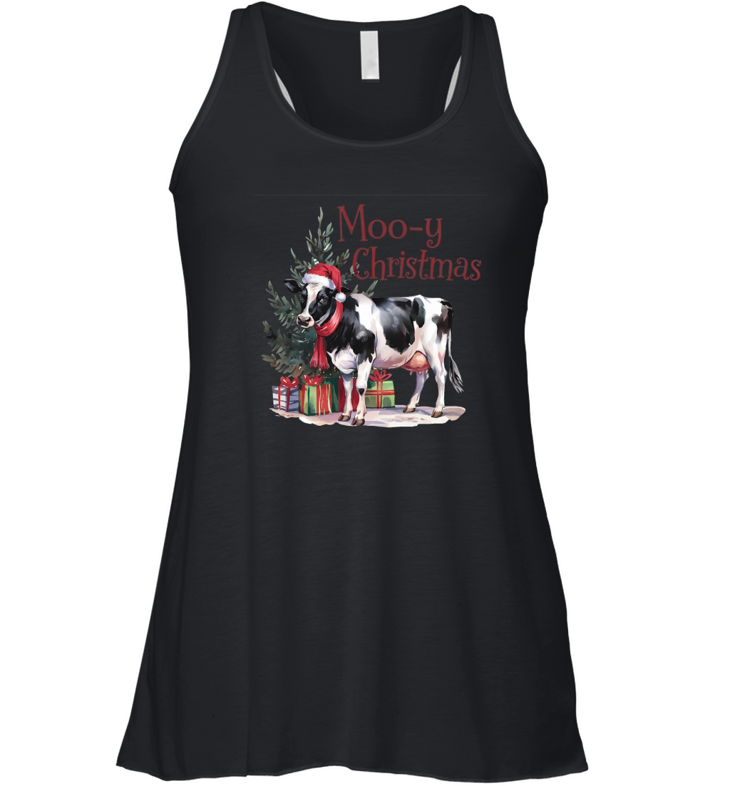 Moo Y Christmas Vintage 02 Women's Flowy Tank Top