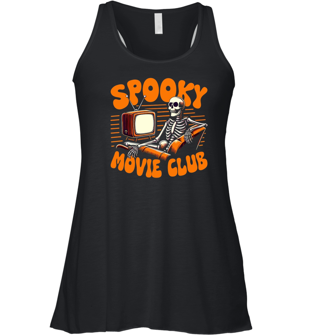 spooky movie club 02 Women's Flowy Tank Top
