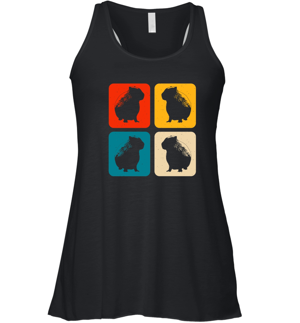 Vintage Capybara Women's Flowy Tank Top