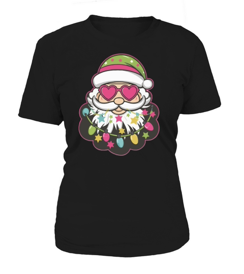 Vibrant Santa Colorful 2 Women's T-Shirt