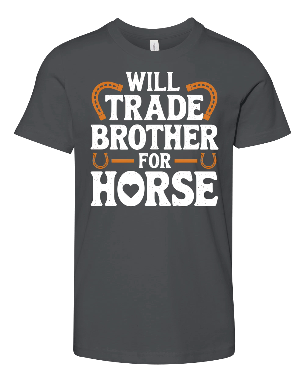 Will Trade Brother For Horse Youth Unisex Jersey Tee
