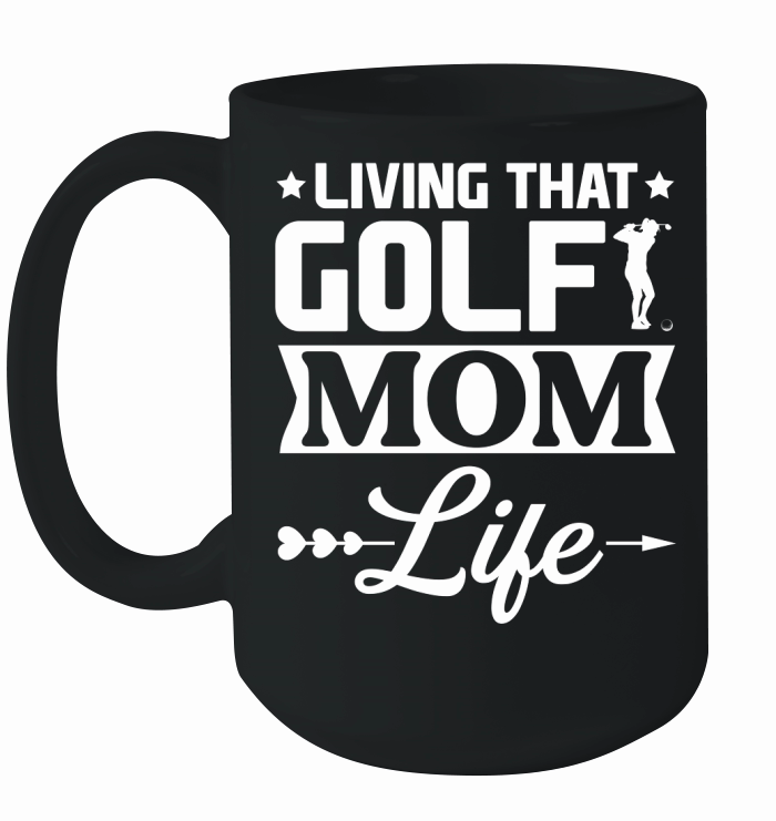 Living That  Golf Mom Life Ceramic Mug