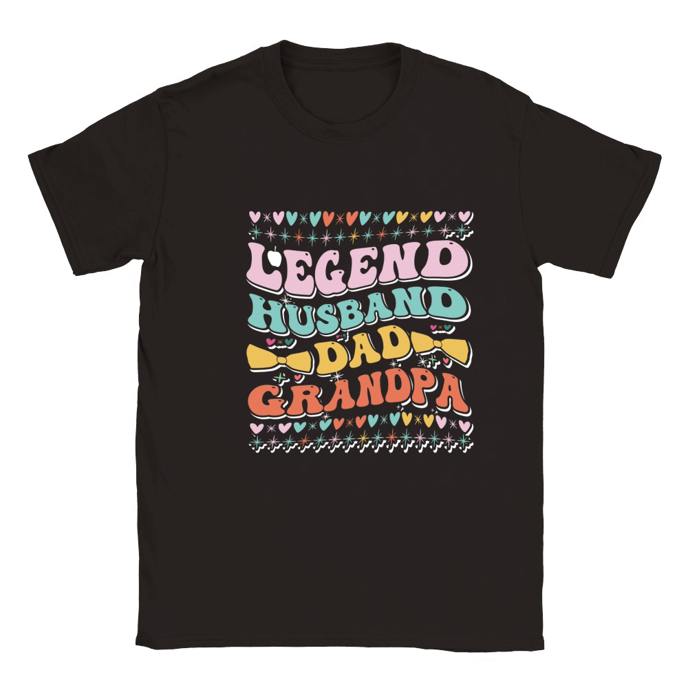 Legend Husband Daddy Grandpa 03 Classic Kids Crewneck T-shirt