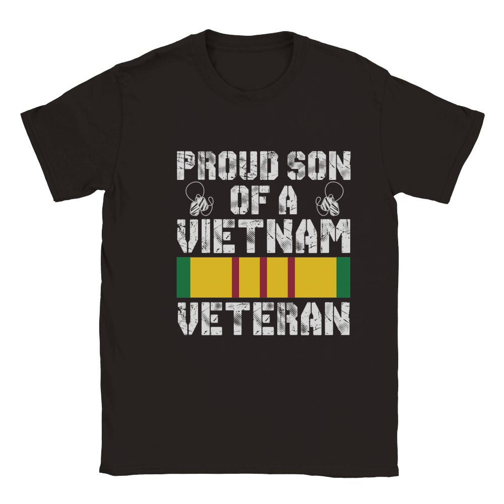 Proud Son of a Vietnam Veteran Classic Kids Crewneck T-shirt