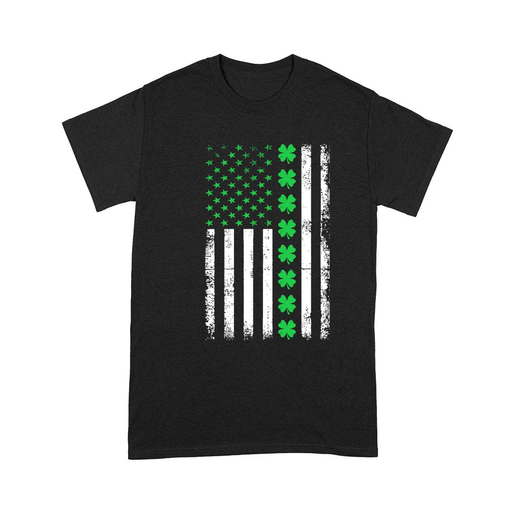 Vintage American Flag St. Patricks Day 2 Comfort T-shirt