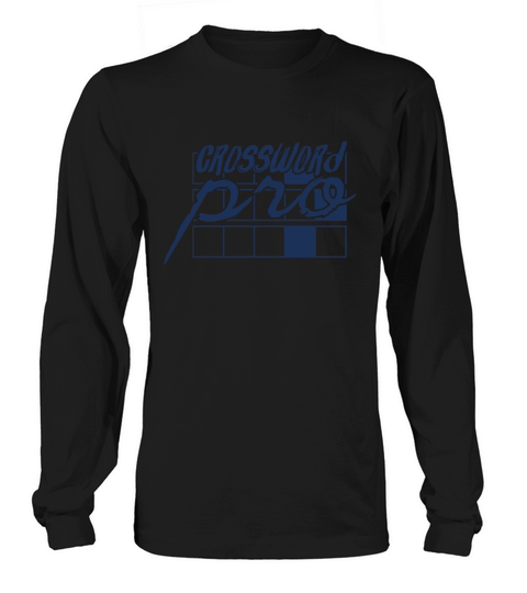 Crosswords Crossword Crossword Puzzle Riddle Game Long sleeved Unisex