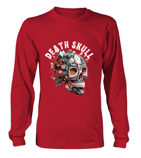 Death skull Long sleeved Unisex