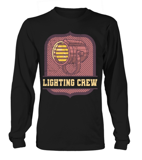 Lighting Crew Retro Light Tech Stage Crew Gifts Long sleeved Unisex