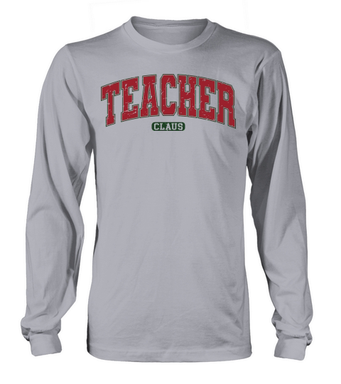 TeacherClausVarsity Retro Long sleeved Unisex
