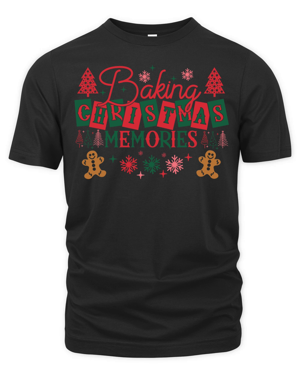 Baking Christmas Memories Organic Unisex T-shirt