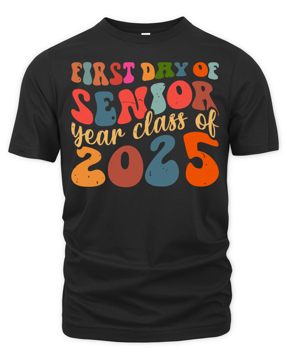 First Day of Senior Year class of 2025 Organic Unisex T-shirt