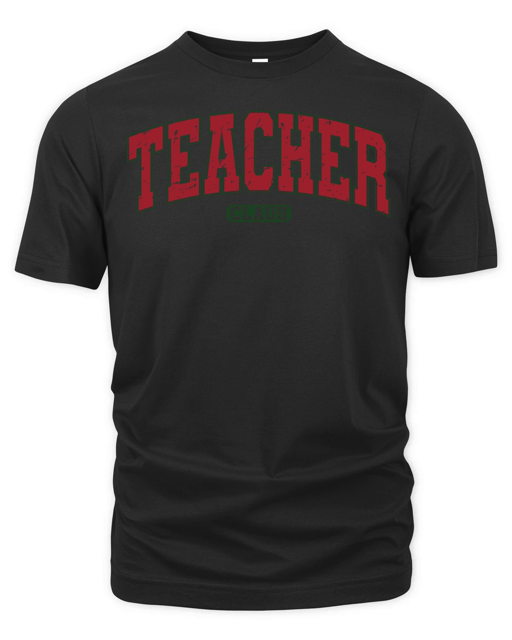 TeacherClausVarsity Retro Organic Unisex T-shirt