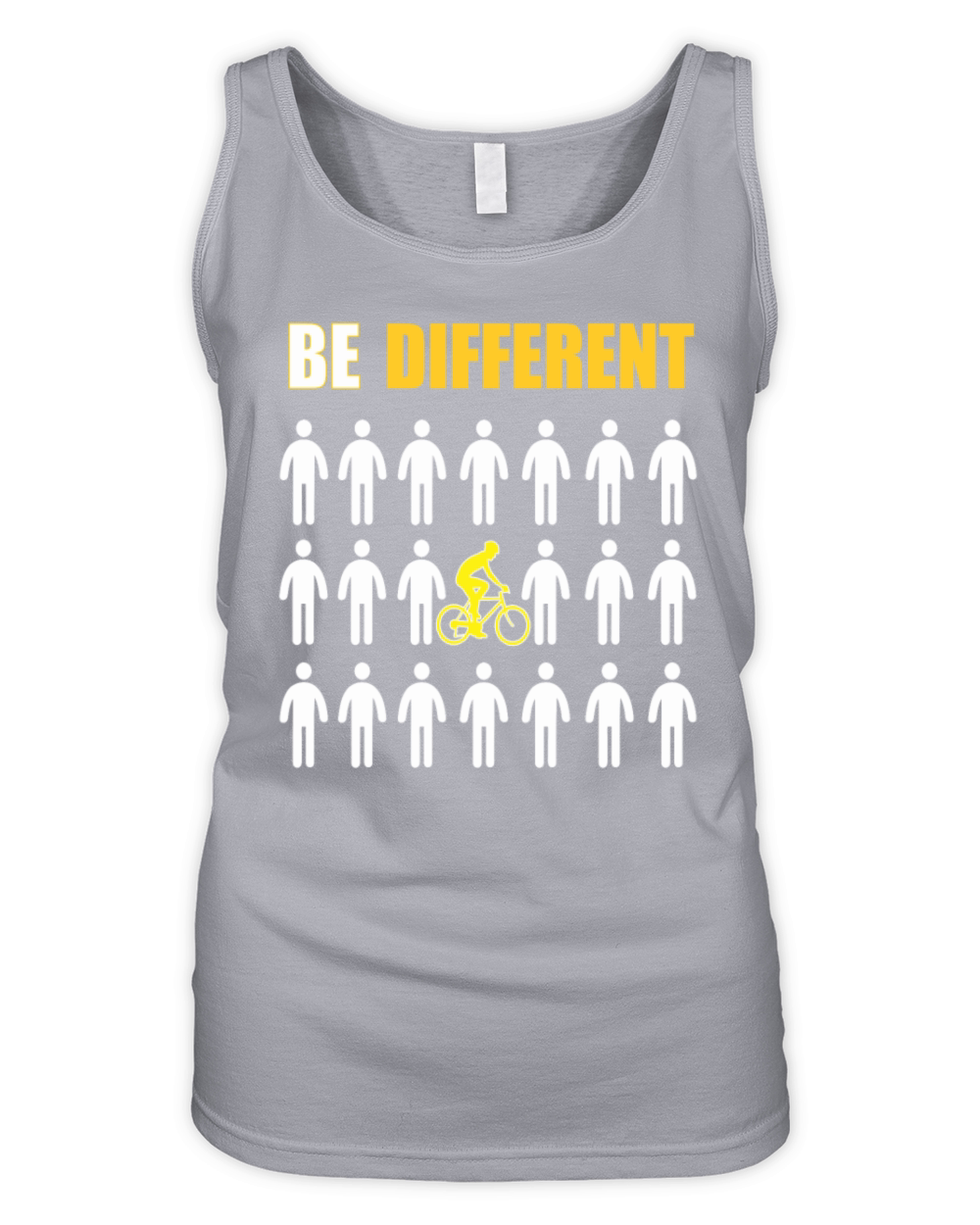 Bicycle Rider Be Different Cool Gift Organic Women's Tank Top