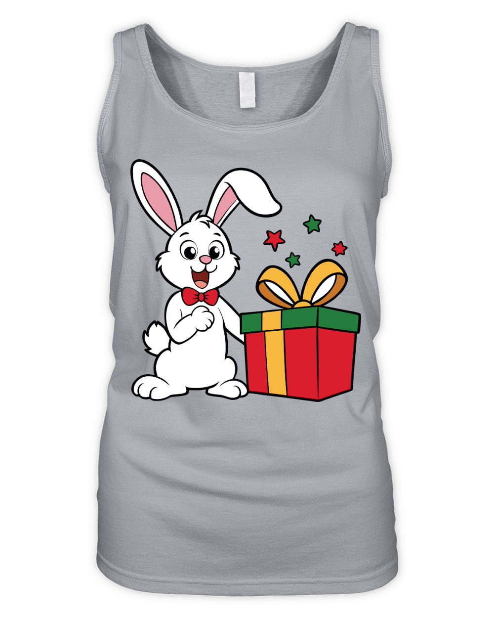 Christmas Rabbit 05 Organic Women's Tank Top