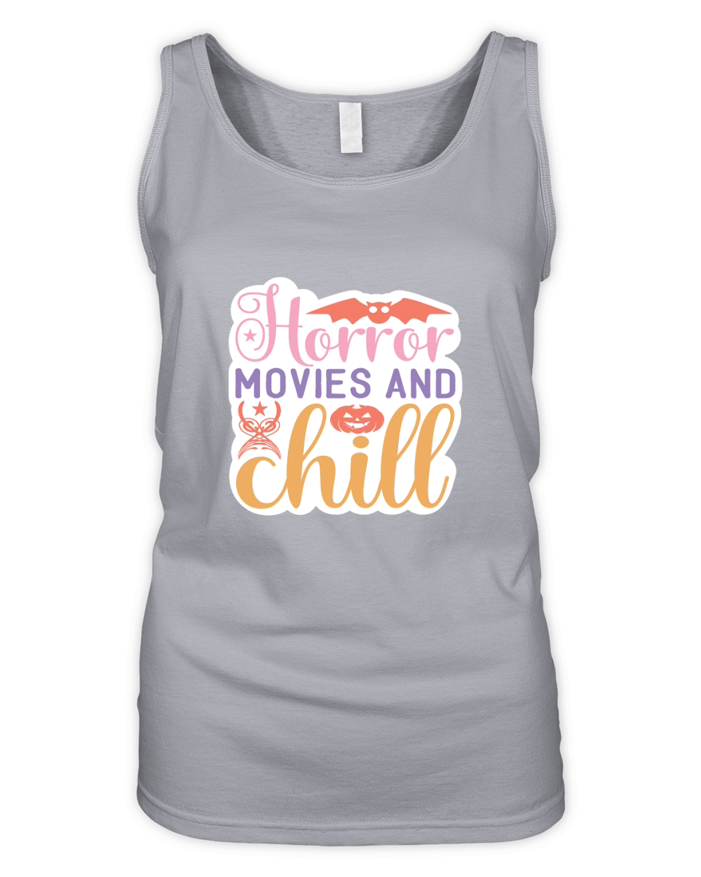 Horror movies and chill Organic Women's Tank Top