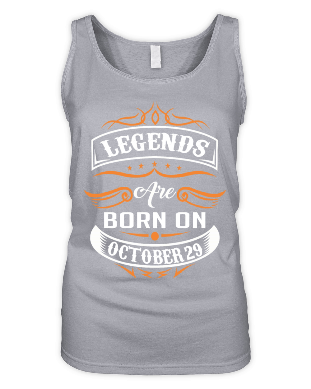 Legends are born on October 29 Organic Women's Tank Top