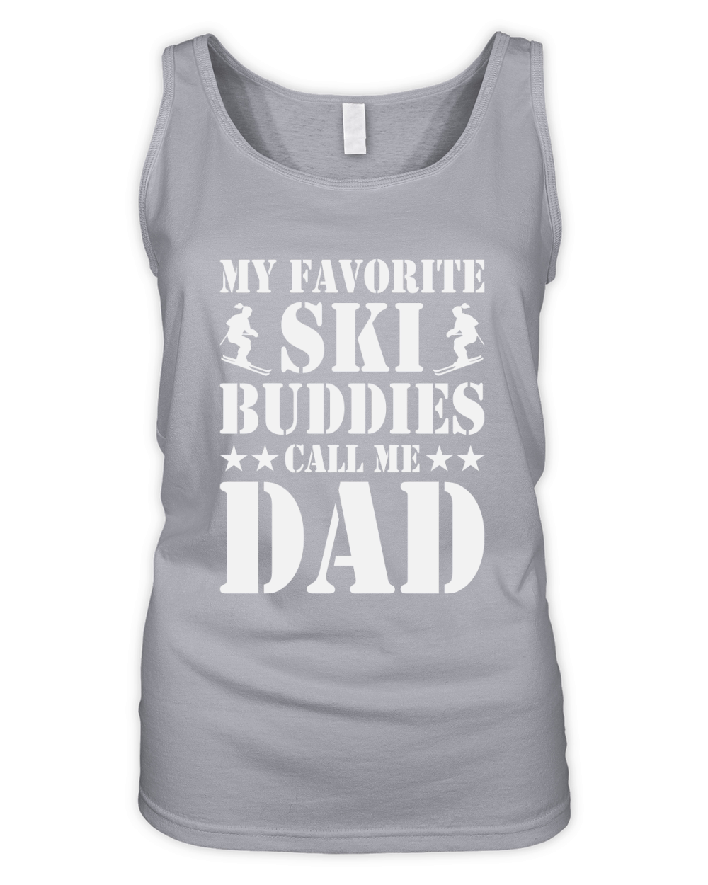 My Favorite Ski Buddies Call me dad Organic Women's Tank Top