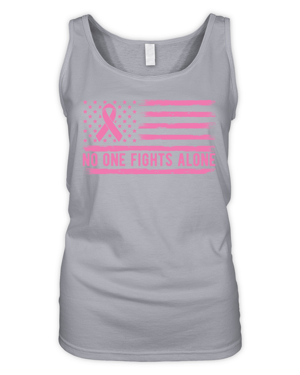 No One Fights Alone 3 Organic Women's Tank Top