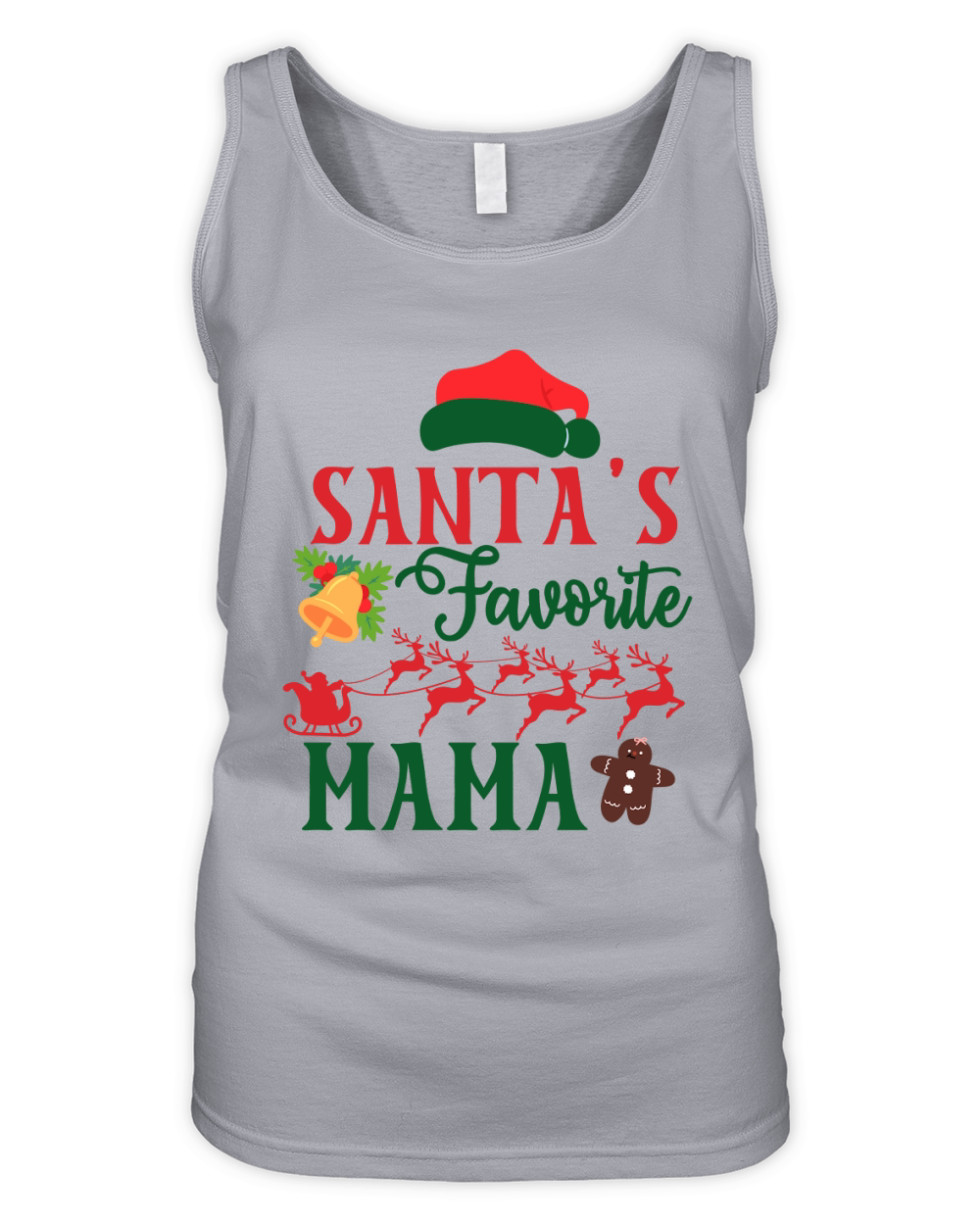 Santas Favorite Mama Organic Women's Tank Top