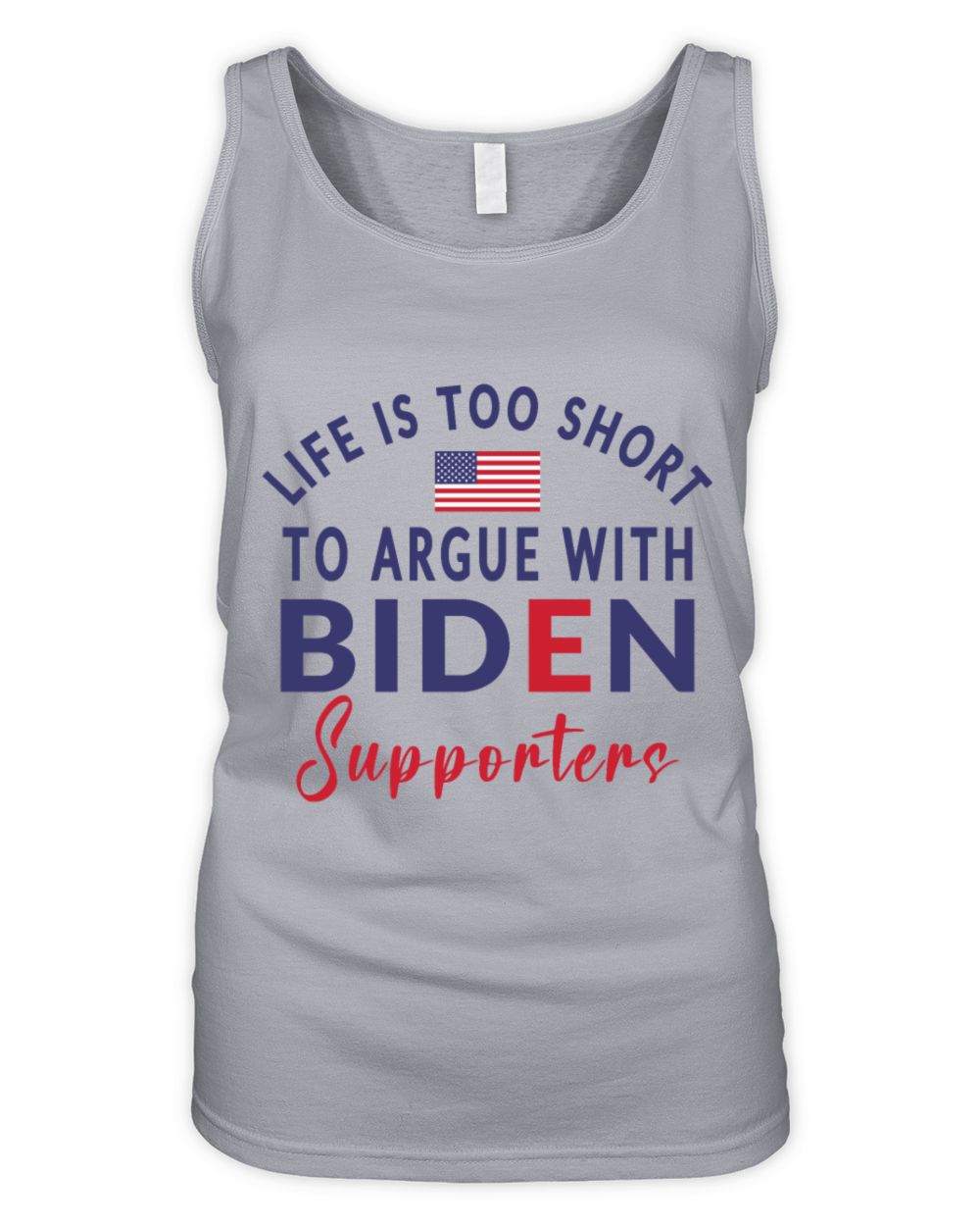 Sarcastic Anti Biden Supporters humor political Organic Women's Tank Top
