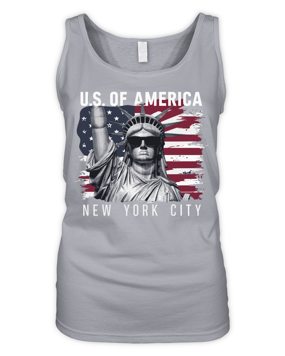 U.S of america new york city 09 Organic Women's Tank Top