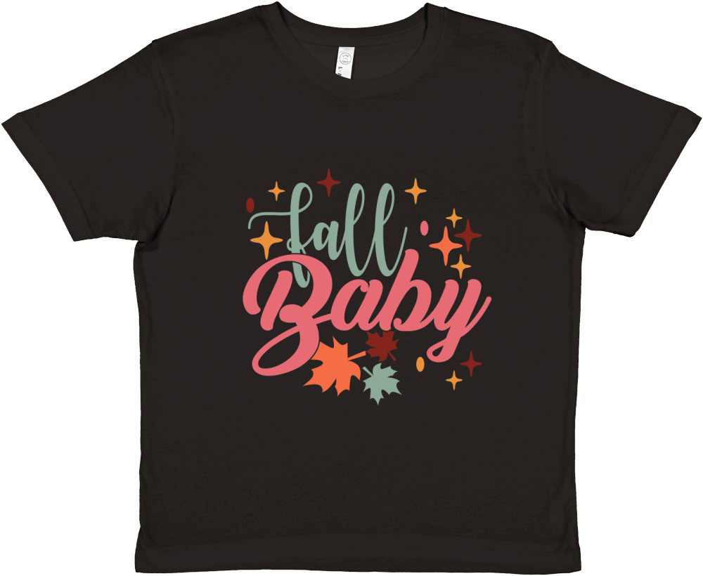 Fall baby Vintage Groovy 4 Premium Kids Crewneck T-shirt