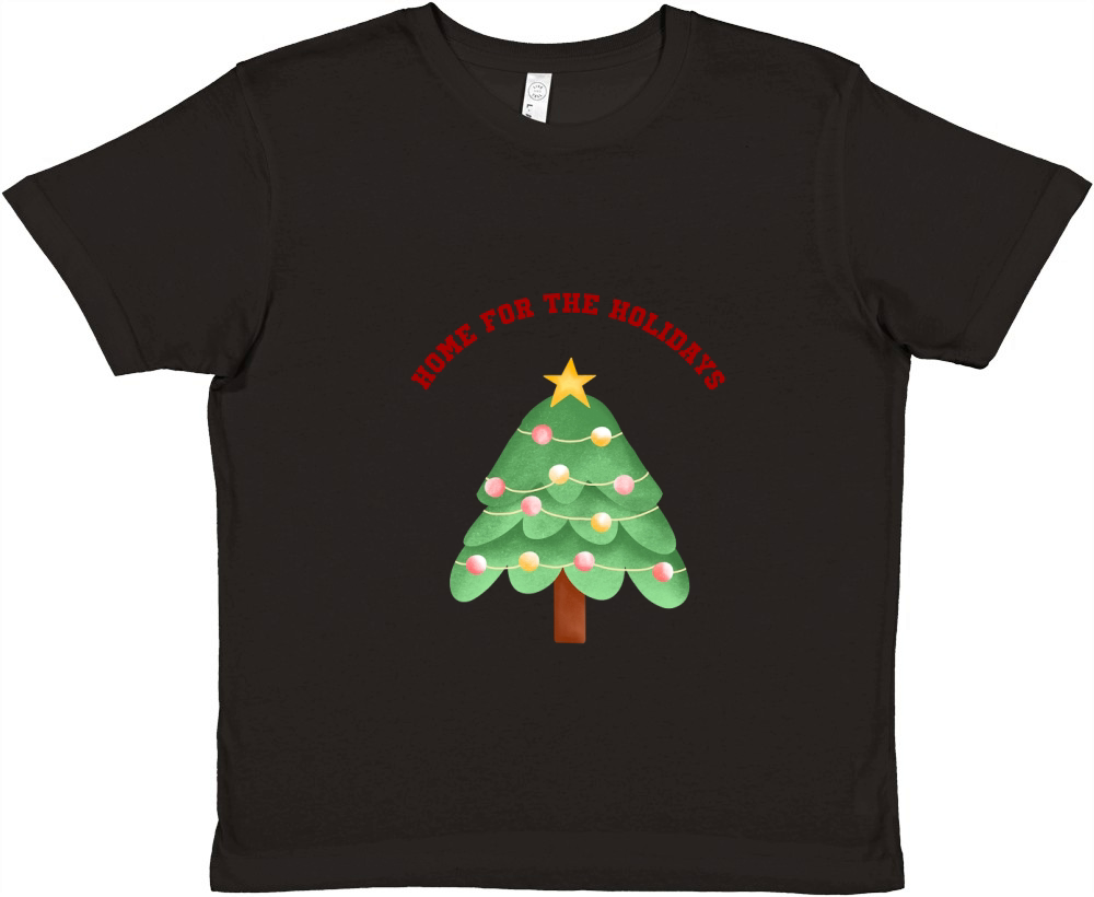 Home for the Holidays Christmas tree 6 Premium Kids Crewneck T-shirt
