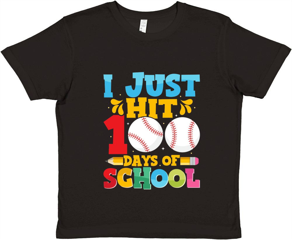 i just hit 100 days of school Premium Kids Crewneck T-shirt