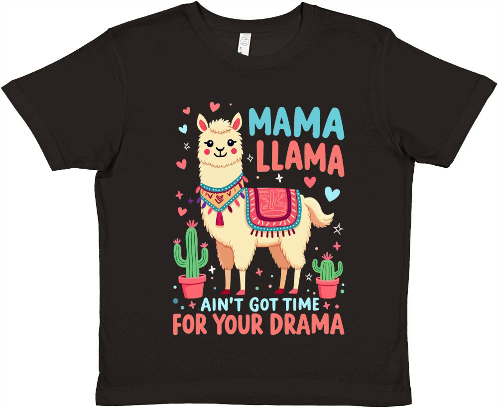 Mama llama for your drama Premium Kids Crewneck T-shirt