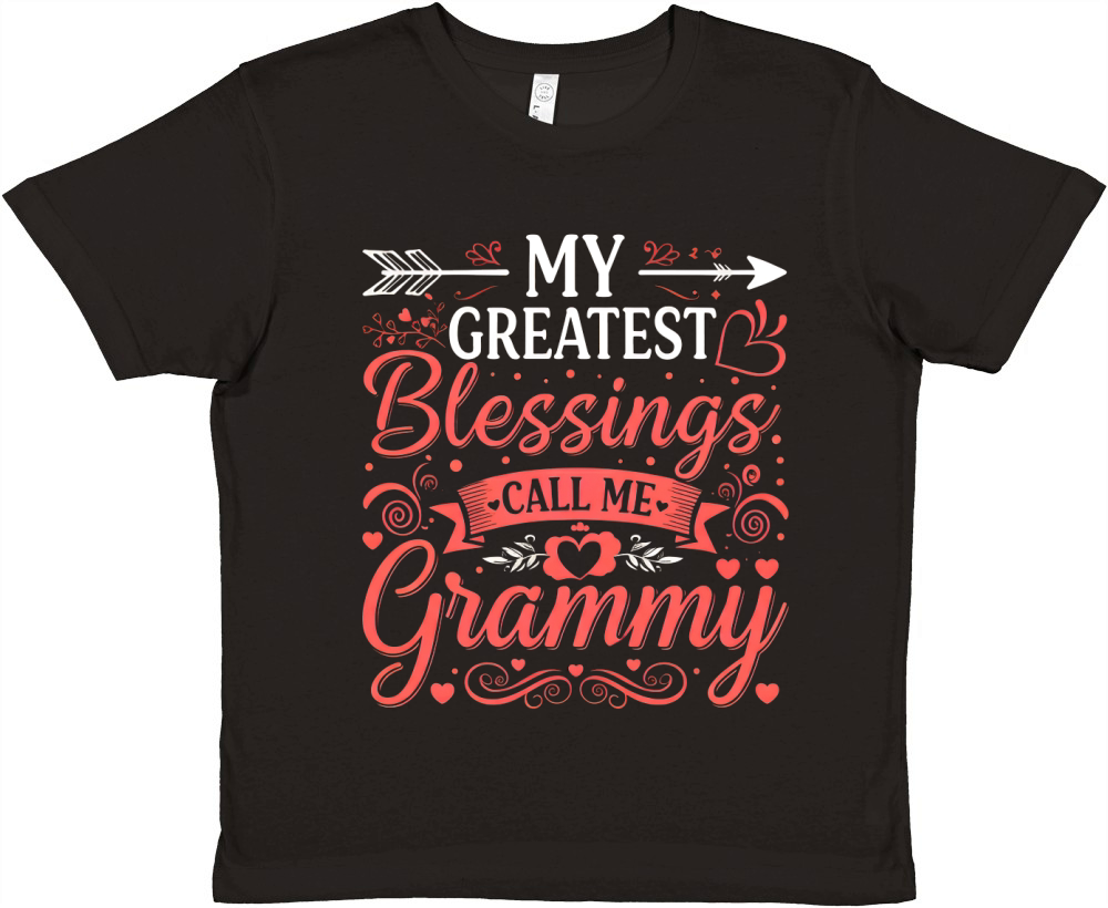 My Greatest Blessings call me Grammy 02 Premium Kids Crewneck T-shirt