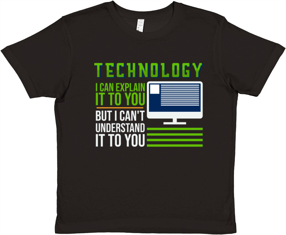 Technology I Can Explain It ButI Cant Understand Premium Kids Crewneck T-shirt