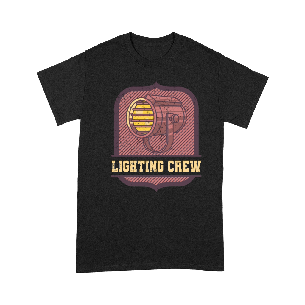 Lighting Crew Retro Light Tech Stage Crew Gifts Premium T-shirt